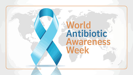 Obraz premium World Antibiotic Awareness Week A crucial health campaign emphasizing responsible antibiotic use and combating antimicrobial resistance.