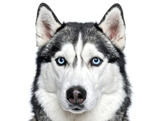 Husky Dog Portrait.