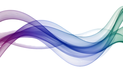 Abstract Colorful Wave Illustration for Motion & Energy Themes