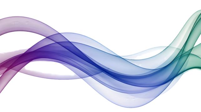 Abstract Colorful Wave Illustration for Motion & Energy Themes