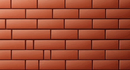 Obraz premium Detailed Close Up of a Red Brick Wall Texture Pattern Background
