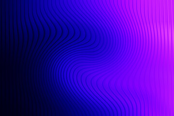 Illustration of a mesmerizing abstract background featuring a gradient of dark blue to vibrant purple, with subtle, curved lines creating a sense of depth and movement