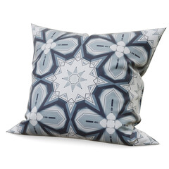 Obraz premium Stylish modern throw pillow with geometric pattern for home decor and interior design projects adds a touch of elegance and comfort to any living space