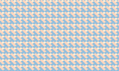Serene pastel blue and peach abstract geometric pattern.  Ideal for backgrounds, textiles, or website designs.