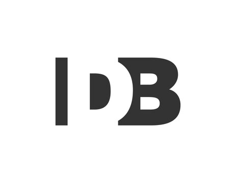IDB logo design. Initial letter I D B bold font style for tech startups, consulting, corporate branding. Creative company name, headlines typography identity, trendy logotype.