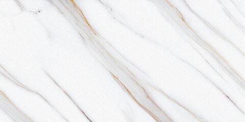 White marble surface with golden veins, creating a luxurious and elegant pattern.