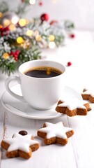 Christmas Coffee and Cookies.