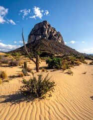 Desert Mountain Landscape.