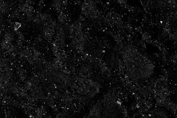 Monochromatic Dark Black Gritty Grunge Texture Full Frame Background

