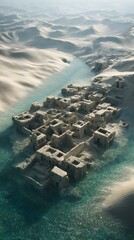 Ancient Desert City Underwater Eerie Remains

