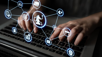 Business strategy defines goals and long-term direction. A clear business strategy supports decision-making, with business strategy driving growth and business strategy execution. Entice