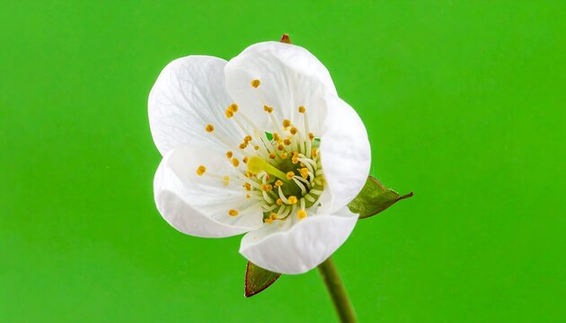 Close-up of a single white flower