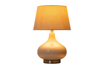 table lamp image isolated on transparent background