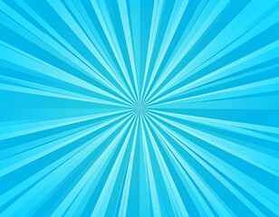 Radiant blue radial lines