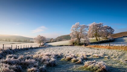 Frosty English Countryside