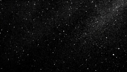 A Transparent Black Distressed Overlay Background With Tiny White Particles Scattered Across It Creating An Impression Of Stars Or Snowflakes In The Night Sky