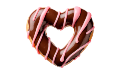 heart shaped chocolate candy