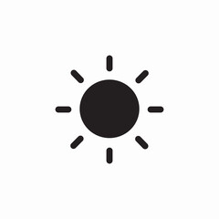 brightness settings icon sign vector