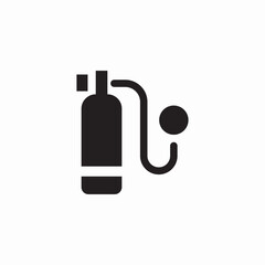 fire extinguisher icon sign vector