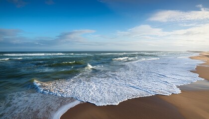 Sea Beach And Waves North Sea