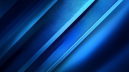 Obraz premium Blue abstract background with shiny gradient lines Futuristic geometric technology design for business covers headers or flyers