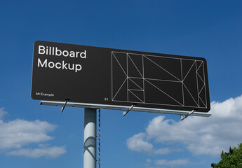 Wide Billboard PSD Mockup