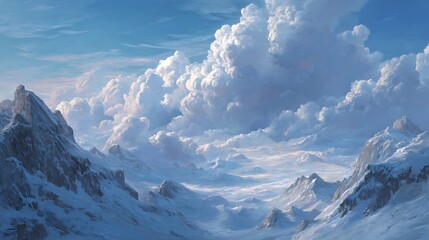 White winter abstract background with beautiful color combinations and natural touch