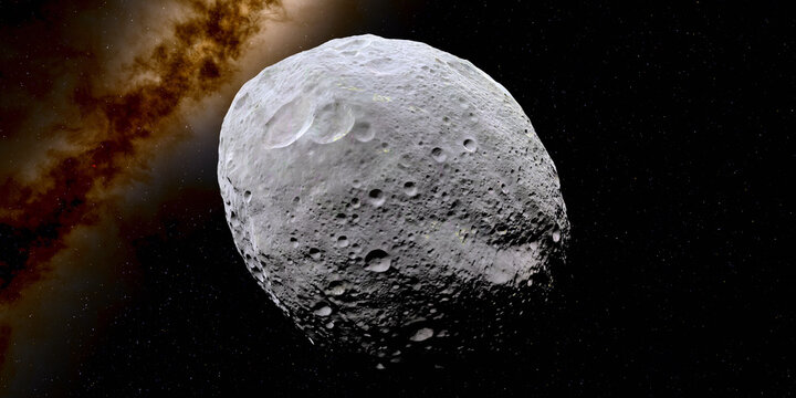 Vesta Asteroid - Vesta is the second most massive body in the main asteroid belt located between Mars and Jupiter.