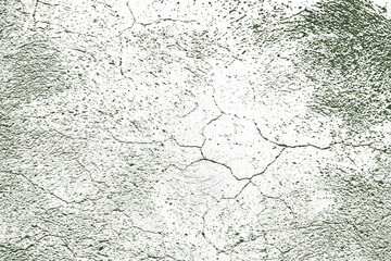 Black and white abstract background with circles and cracks. Black grunge background. Background with dots, particles and cracks. Textured illustration and outdoor wall and construction.