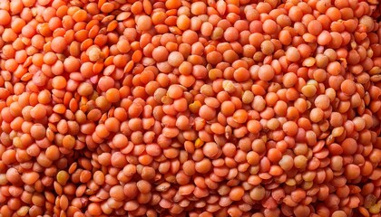 A Spread Of Red Lentils As A Background