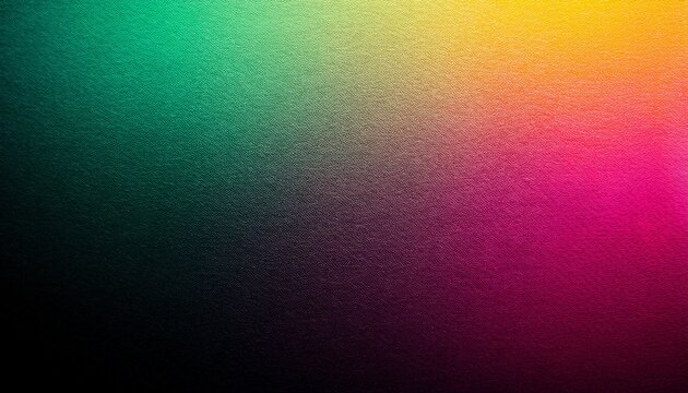 Rough Texture Noise Abstract Background Gradient Light Pink Green Yellow Dark Black Illustration Design Wallpaper Backdrop Product Element Website Header Book Cover - Powered by Adobe