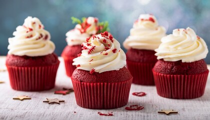 Red Velvet Cupcakes Decoaration