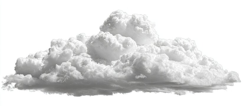 A large, fluffy cumulus cloud in grayscale (3)