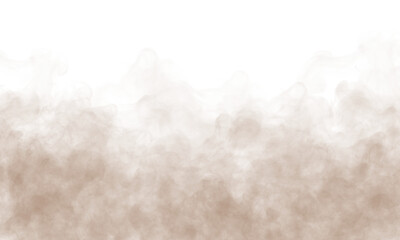 Grayish brown transparent PNG smoke and dust overlay effect, fog cloud texture for digital design