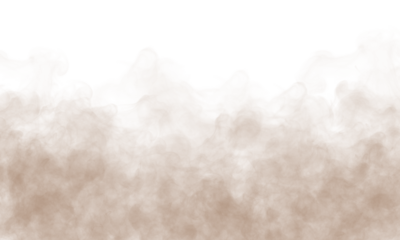 Grayish brown transparent PNG smoke and dust overlay effect, fog cloud texture for digital design