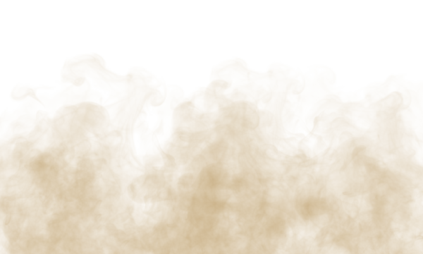 Light brown transparent PNG smoke cloud overlay, isolated fog and mist texture for creative projects