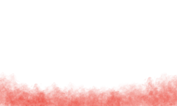 Soft red transparent PNG smoke and fog overlay, misty gradient cloud effect for digital artwork