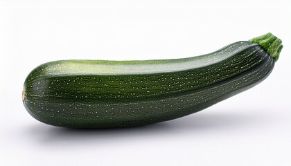 Isolated Fresh Zucchini