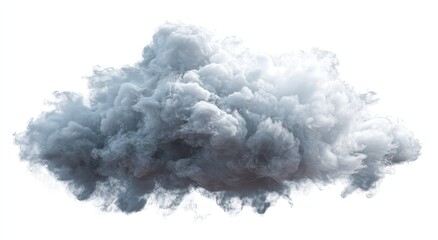 Massive, grey-and-white cumulus cloud