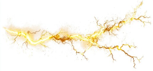 Golden Lightning Bolts