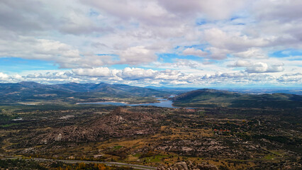 Naklejka premium Landscape spain nature mountain adventure trip