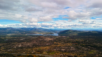 Naklejka premium Landscape spain nature mountain adventure trip