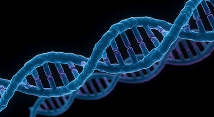 Dna helix model illustration representing genetics and science