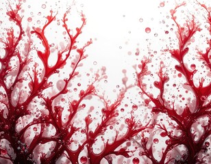 Red Seaweed with Water Bubbles – Marine Superfood and Ocean Beauty