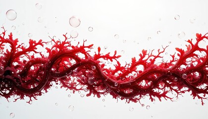 Red Seaweed with Water Bubbles – Marine Superfood and Ocean Beauty