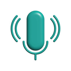 Mic icon design template