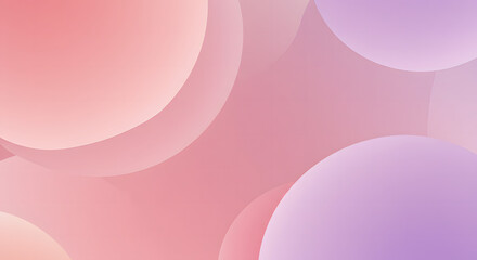 Obraz premium Abstract Pink and Purple Gradient Spheres Background with Soft Lighting and Subtle Shadows