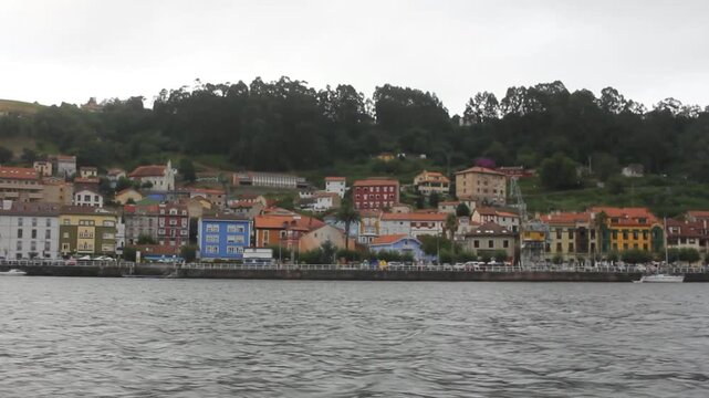arriving at the beautiful port of San Esteban de Pravia in Spain