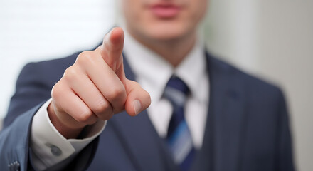 Are you ready to succeed? Confident businessman pointing directly at viewer with a challenge or opportunity, inspiring action and achievement now