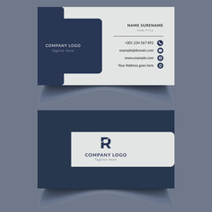 Modern business Card Template Design. Visiting Card Design, Creative Business Card Design, Creative professional modern clean corporate double-side business card template,
